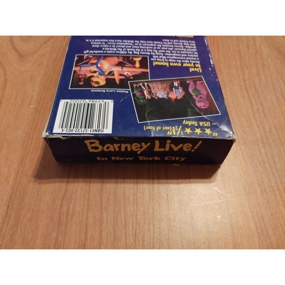 Barney Live in New York City VHS (1994) Classic Collection, Clean & Tested - Picture 5 of 7